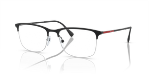 DG01O1 - Rubber Black with Clear Lenses