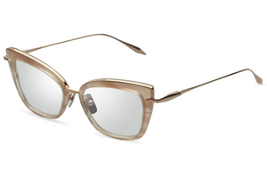 DTX408-A-03 Dusty Pink Swirl - Rose Gold with Clear Lenses