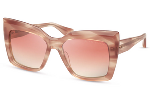 DTS704-A-04-Z Dusty Pink Swirl with Rose to Clear Gradient Lenses