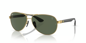 F00871 - Arista Gold with Dark Green Lenses