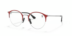 F045 - Red with Clear Lenses