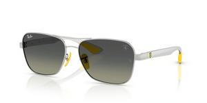 F08311 - Silver with Grey Gradient Lenses