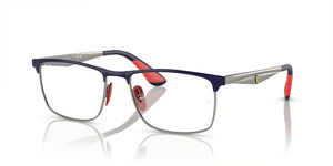 F086 - Blue On Gunmetal with Clear Lenses