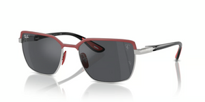 F10087 - Red On Gunmetal with Dark Grey Lenses