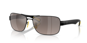 F1205J - Black with Polarized Grey Mir Grey Gradient Lenses