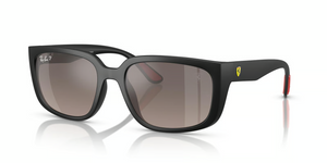F6025J - Black with Polarized Grey Mirror Lenses