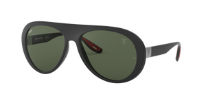 F60271 - Black with Green Classic Lenses