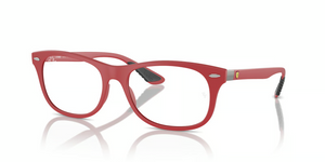 F628 - Red with Clear Lenses