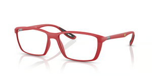 F628 - Red with Clear Lenses