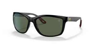 F63271 - Black with Green Classic Lenses