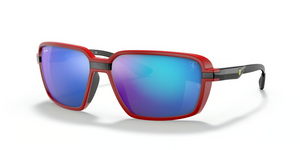 F66355 - Red with Blue Mirror Lenses
