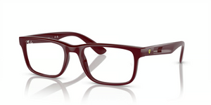 F685 - Dark Red with Clear Lenses