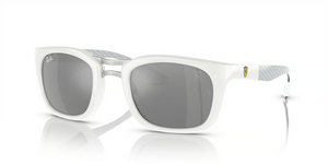 F6956G - White with Silver/Grey Lenses