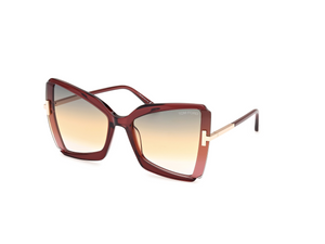 69T - Shiny Bordeaux with Bordeaux Gradient Lenses
