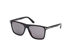 01D - Shiny Black with Smoke Polarized Lenses