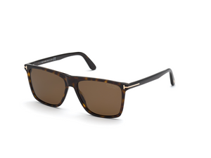 52H - Dark Havana with Brown Polarized Lenses