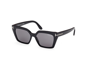 01D - Shiny Black with Smoke Polarized Lenses