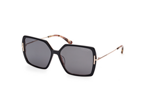 05D - Black Havana with Smoke Polarized Lenses