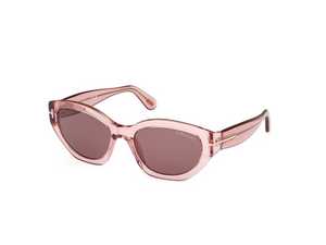72E - Shiny Light Pink with Brown Lenses