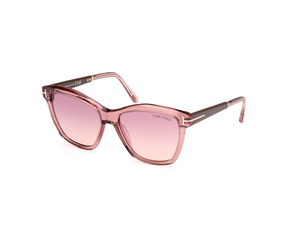 72Z - Shiny Light Pink with Gradient Or Mirror Violet Lenses