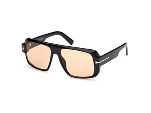 01E - Shiny Black with  Photochromic Brown Lenses