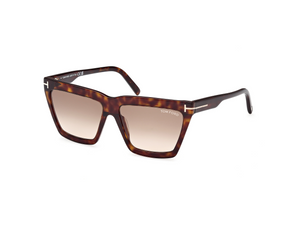 52F - Dark Havana with Gradient Brown Lenses