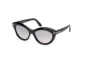 01C - Shiny Black with Smoke Mirror Lenses