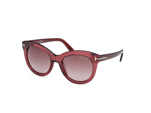 69T - Shiny Bordeaux with Gradient Bordeaux Lenses