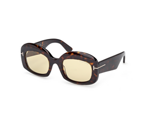 52E - Dark Havana with Brown Lenses