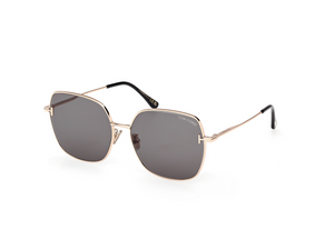 28A - Shiny Rose Gold with Smoke Lenses