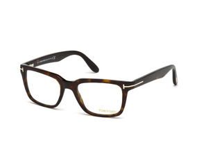 052 - Dark Havana with Clear Lenses