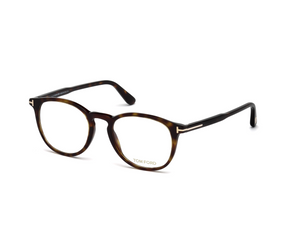 052 - Dark Havana with Clear Lenses