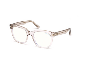 072 - Shiny Light Pink with Clear Lenses