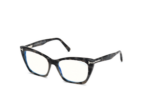 056 - Colored Havana with Clear Lenses