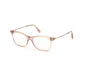 072 - Shiny Light Pink with Clear Lenses
