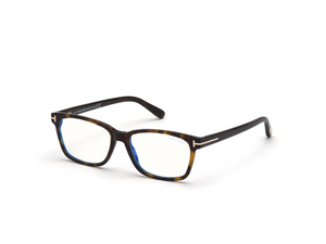 052 - Dark Havana with Clear Lenses