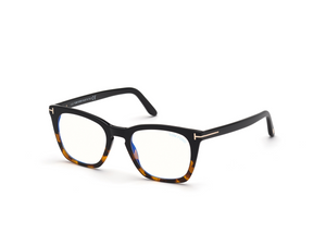 005 - Black Havana with Clear Lenses