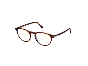 054 - Dark Havana with Clear Lenses