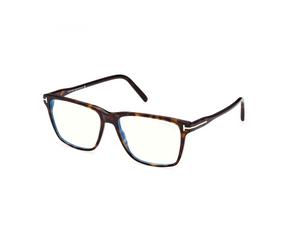052 - Dark Havana with Clear Lenses