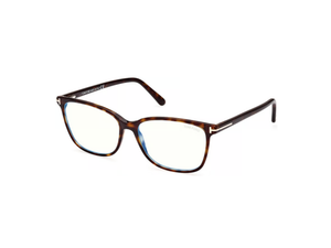 052 - Dark Havana with Clear Lenses