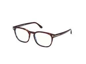 052 - Dark Havana with Clear Lenses