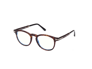 056 - Dark Havana with Clear Lenses
