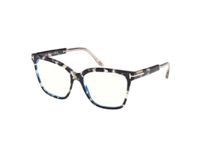 005 - Colored Havana with Clear Lenses