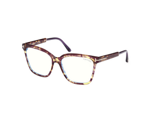 055 - Colored Havana with Clear Lenses