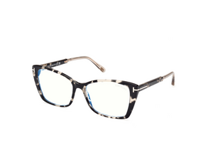 005 - Dark Havana with Clear Lenses