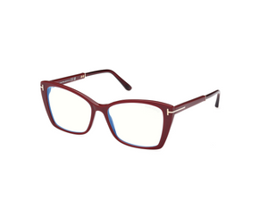 069 - Shiny Bordeaux with Clear Lenses