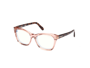 072 - Shiny Light Pink with Clear Lenses