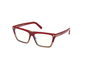 083 - Bordeaux Gradient with Clear Lenses