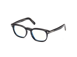 063 - Black Horn with Clear Lenses