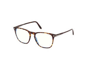 052 - Dark Havana with Clear Lenses